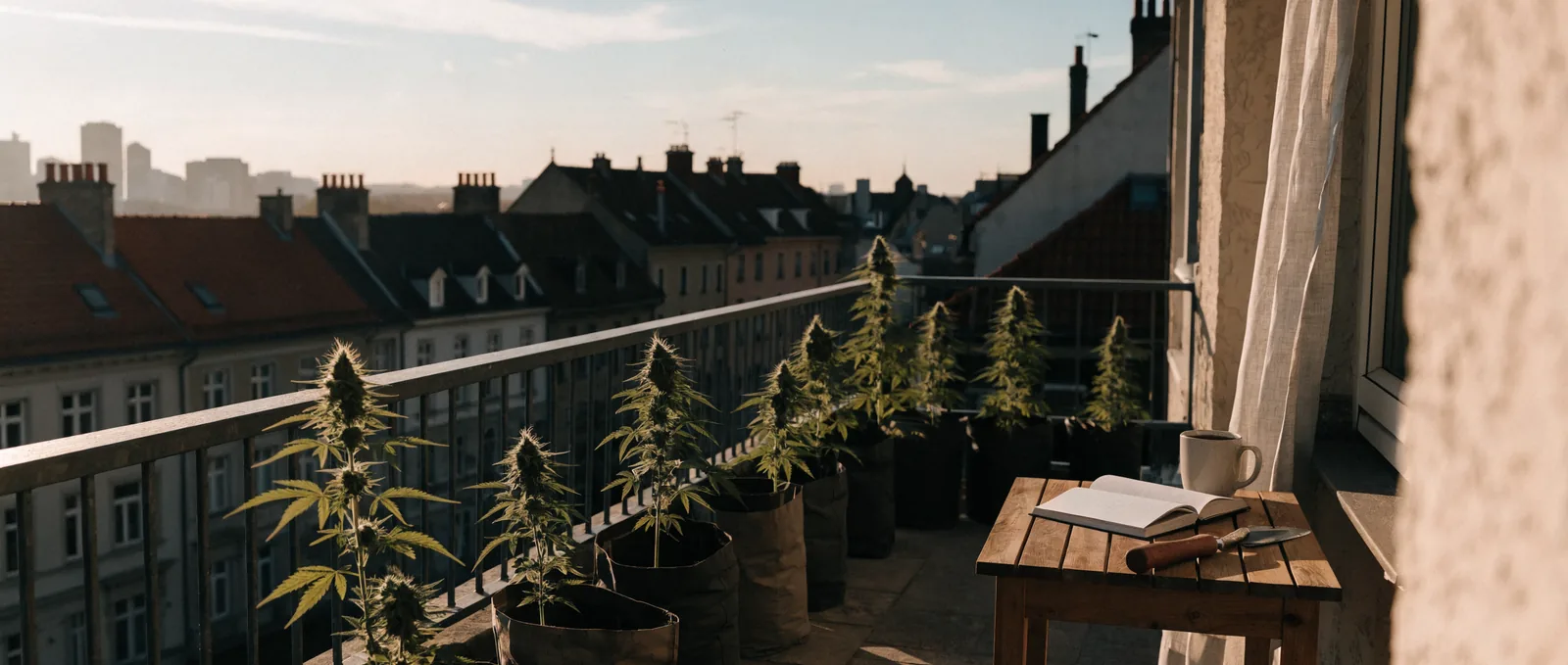 Odmiany marihuany na balkon — ranking 8 autoflowerów