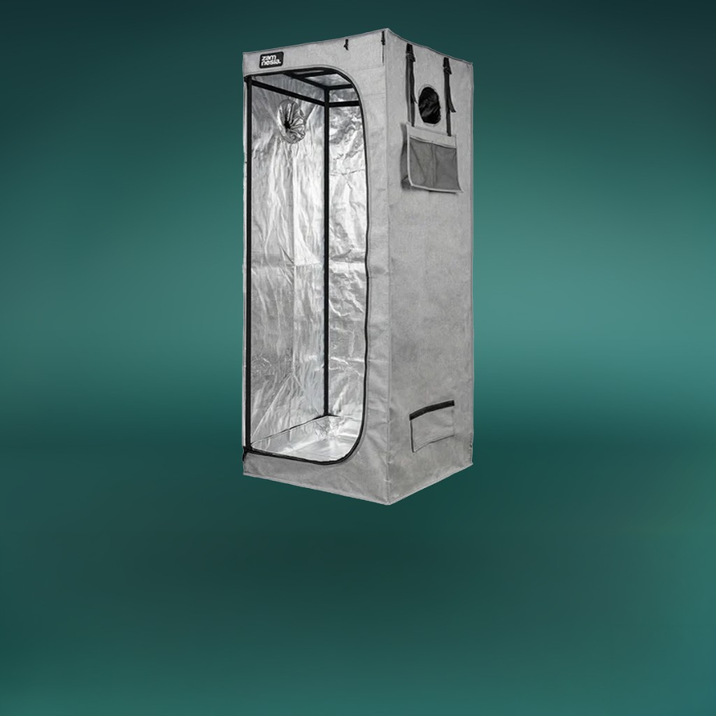 Compact 60x60 grow tent shown in clean studio lighting.
